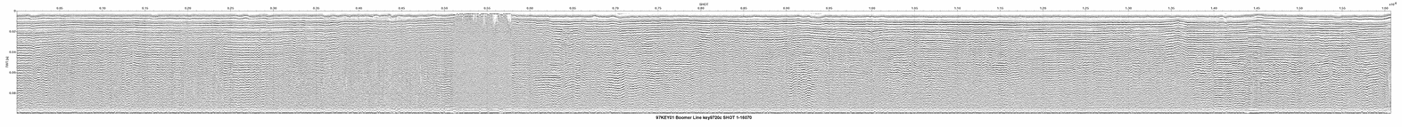 Thumbnail GIF image of the seismic trackline key9720c, with a hotlink to the more detailed, larger JPG image.