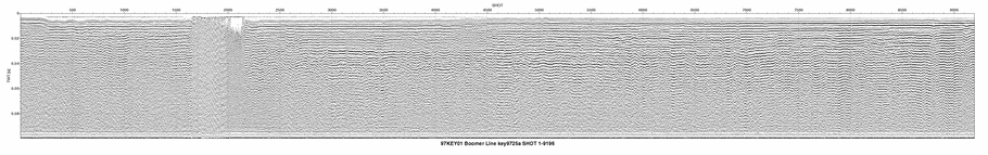 Thumbnail GIF image of the seismic trackline key9725a, with a hotlink to the more detailed, larger JPG image.