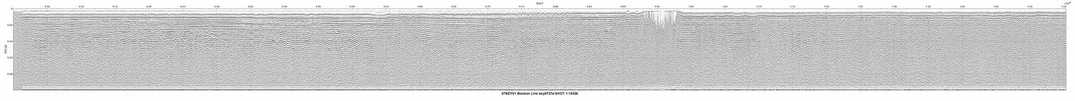 Thumbnail GIF image of the seismic trackline key9727a, with a hotlink to the more detailed, larger JPG image.