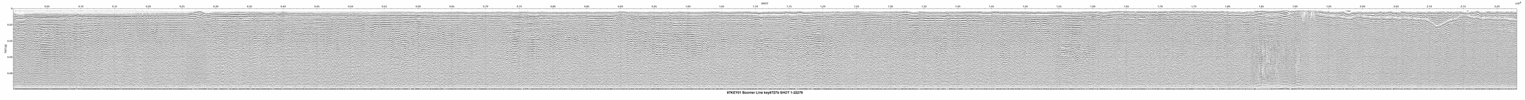 Thumbnail GIF image of the seismic trackline key9727b, with a hotlink to the more detailed, larger JPG image.