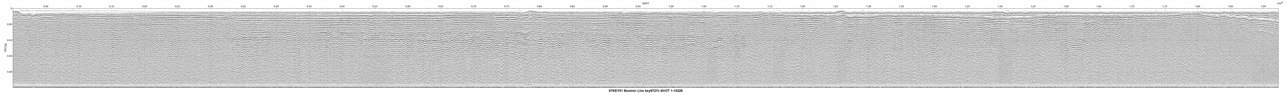 Thumbnail GIF image of the seismic trackline key9727c, with a hotlink to the more detailed, larger JPG image.