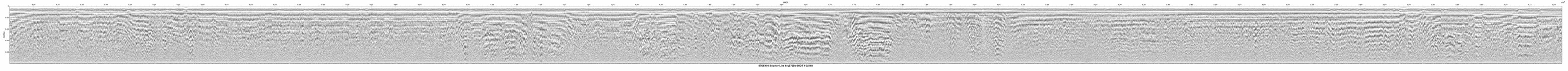 Thumbnail GIF image of the seismic trackline key9729b, with a hotlink to the more detailed, larger JPG image.