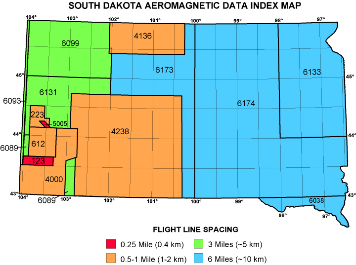 South Dakota Aeromagnetic Projects