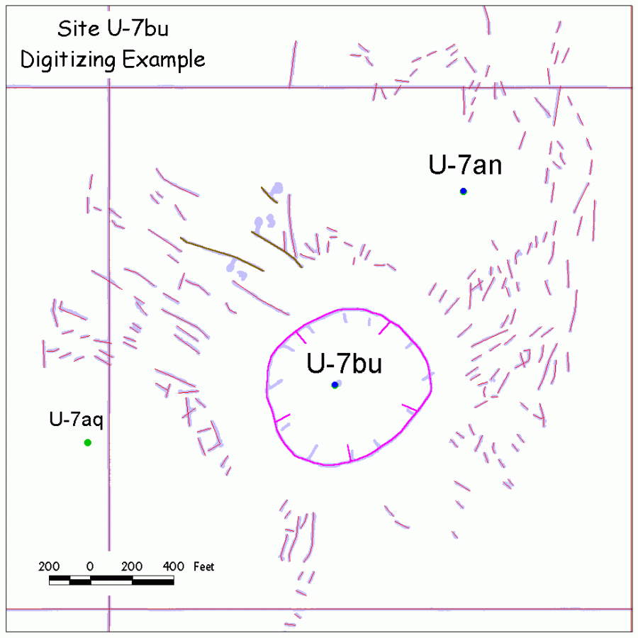 Surface Effects Map of U-7bu