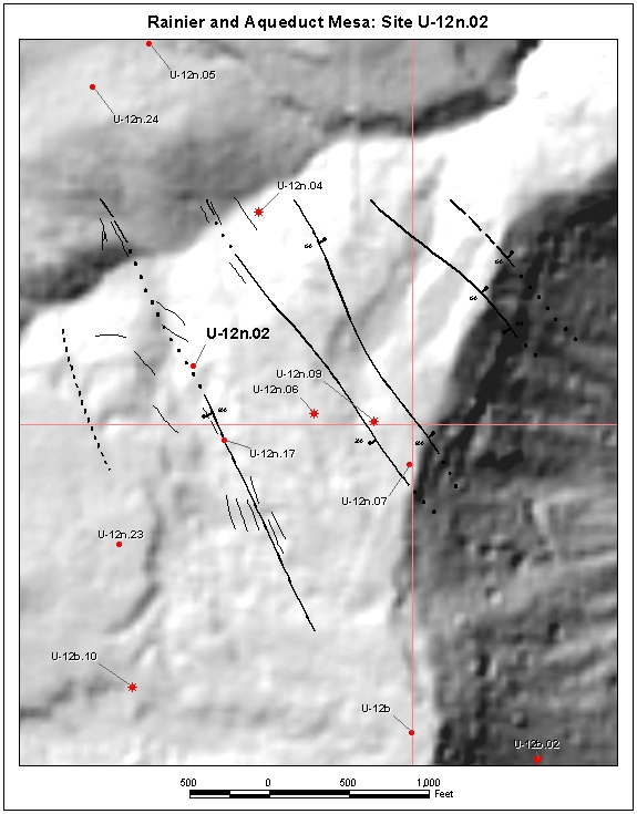 Surface Effects Map of Site U-12n.02
