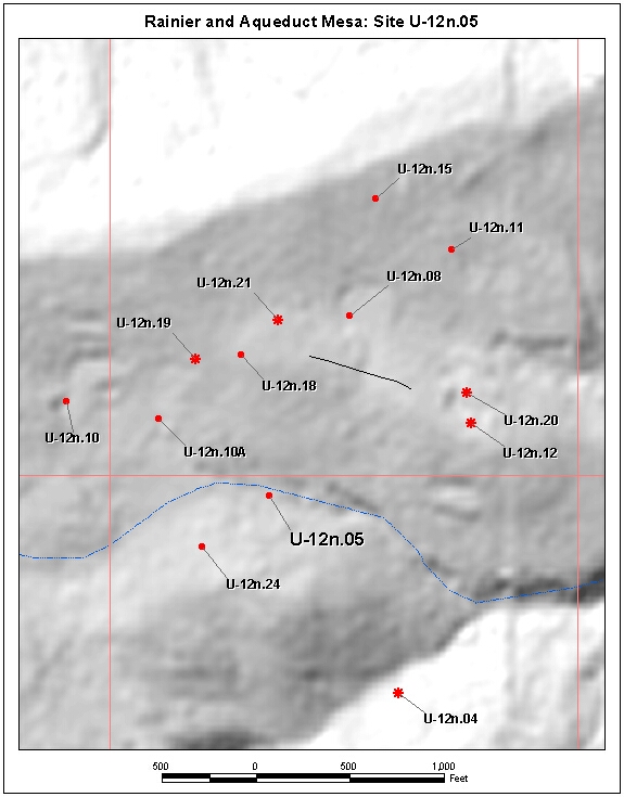 Surface Effects Map of Site U-12n.05