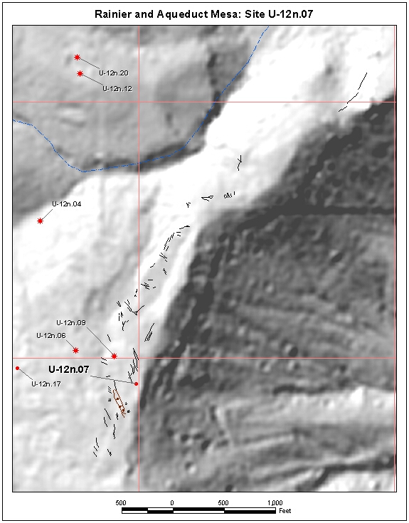 Surface Effects Map of Site U-12n.07