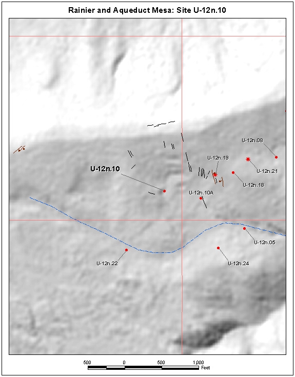 Surface Effects Map of Site U-12n.10