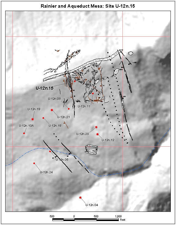 Surface Effects Map of Site U-12n.15