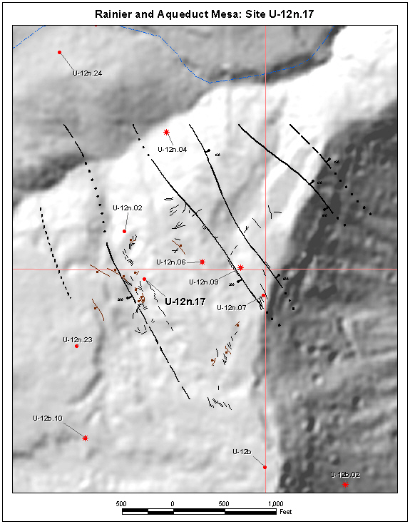 Surface Effects Map of Site U-12n.17