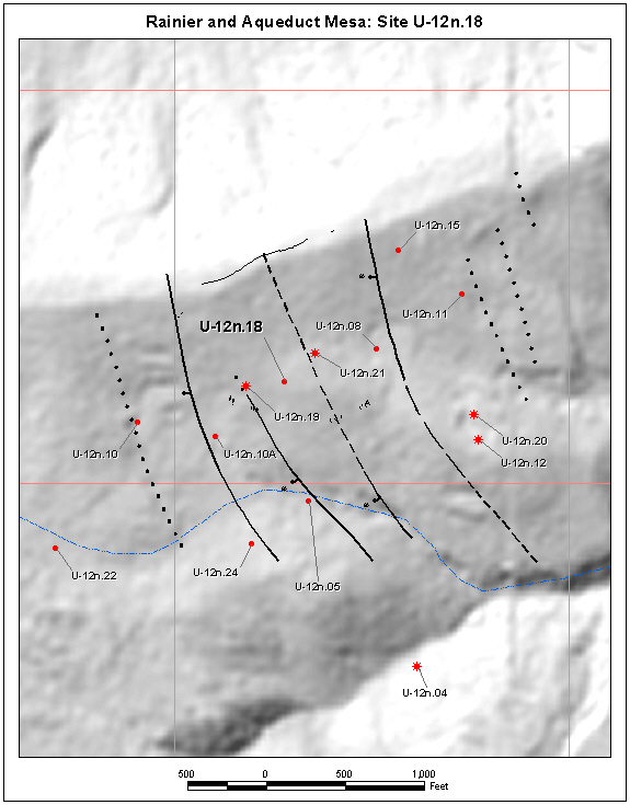 Surface Effects Map of Site U-12n.18