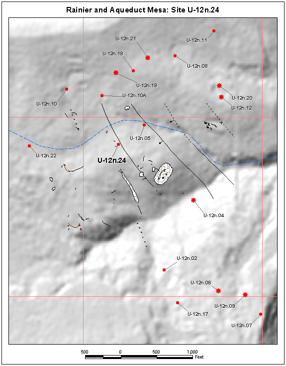 Surface Effects Map of Site U-12n.24