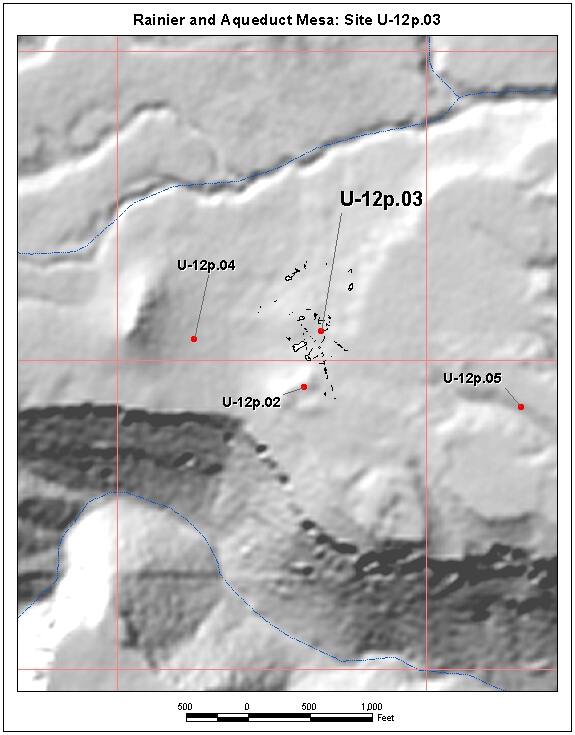 Surface Effects Map of Site U-12p.03