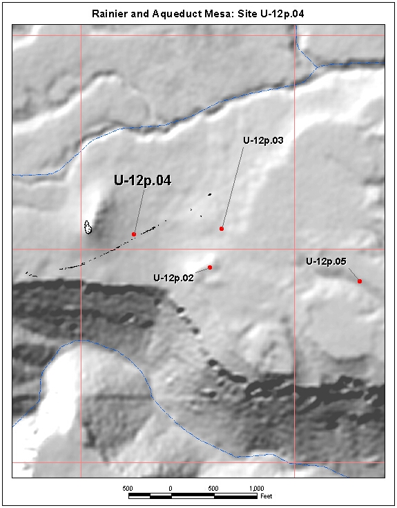 Surface Effects Map of Site U-12p.04