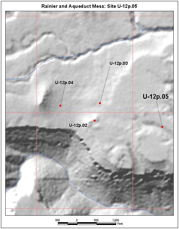 Surface Effects Map of Site U-12p.05