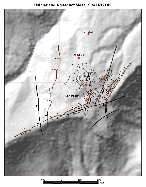 Surface Effects Map of Site U-12t.02