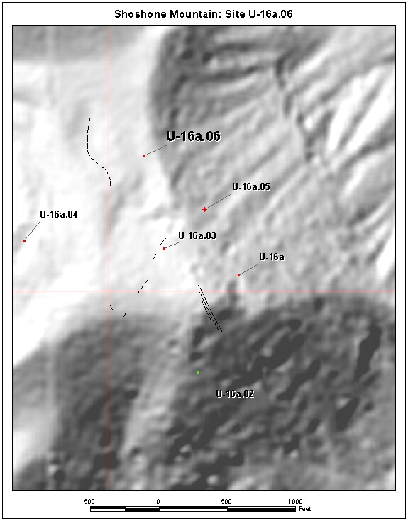 Surface Effects Map of Site U-16a.06
