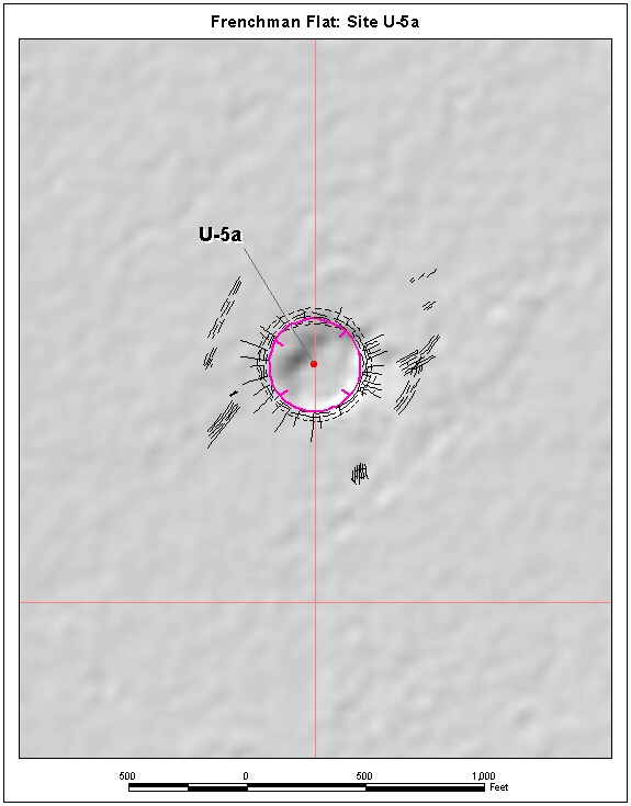 Surface Effects Map of Site U-5a