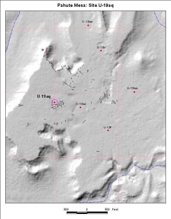 Surface Effects Map of Site U-19aq