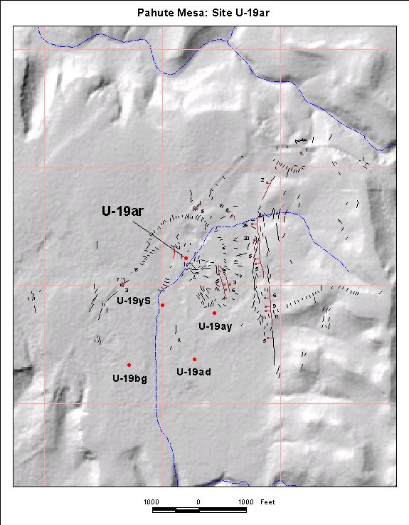 Surface Effects Map of Site U-19ar