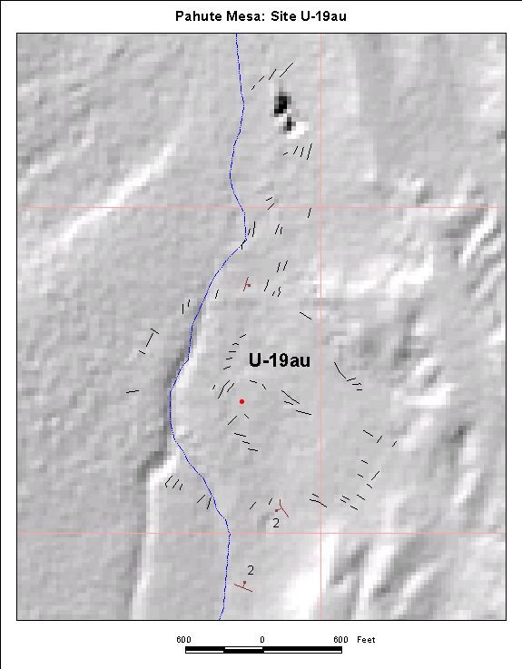 Surface Effects Map of Site U-19au