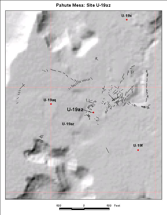 Surface Effects Map of Site U-19az