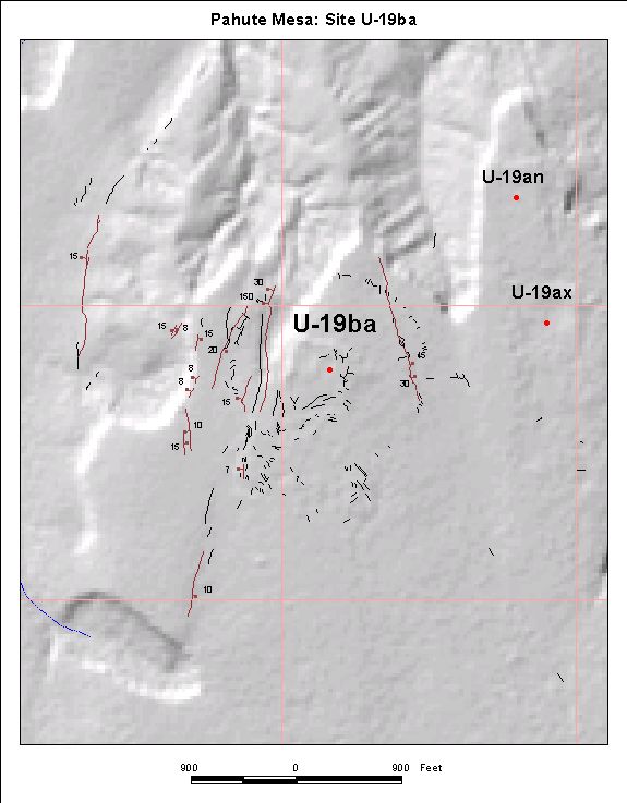 Surface Effects Map of Site U-19ba