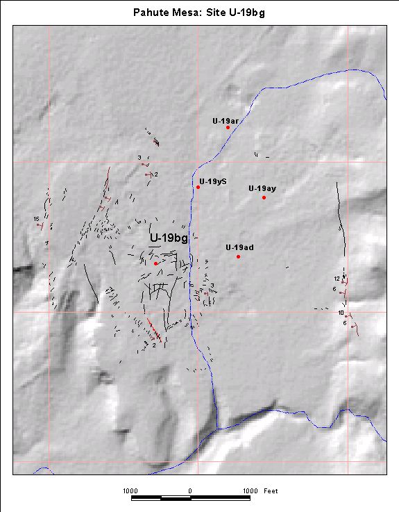 Surface Effects Map of Site U-19bg