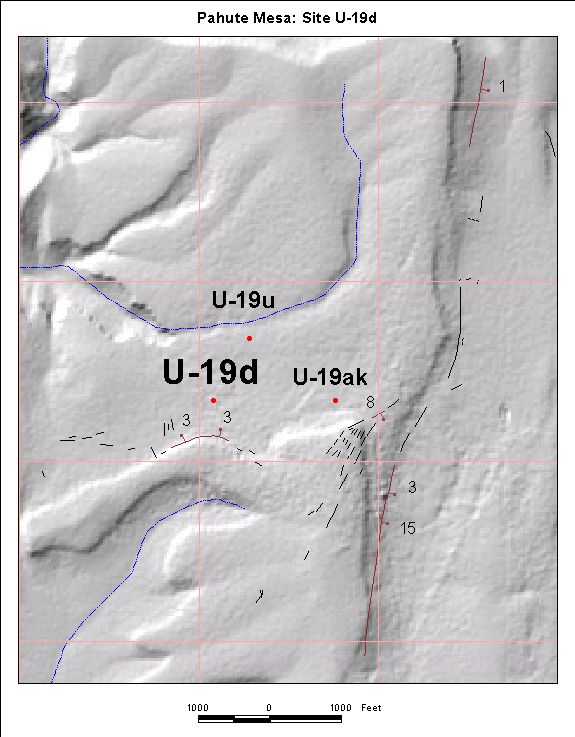 Surface Effects Map of Site U-19d