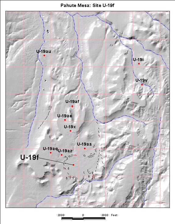 Surface Effects Map of Site U-19f