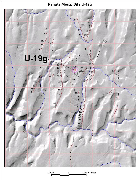 Surface Effects Map of Site U-19g
