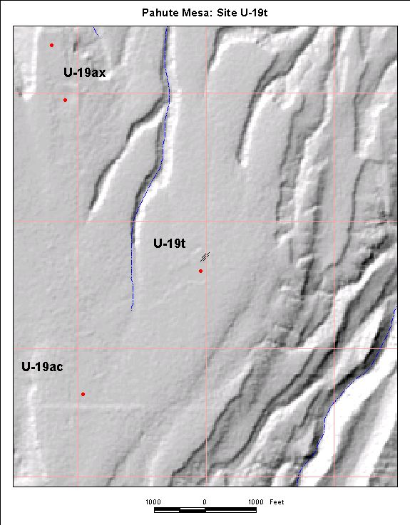 Surface Effects Map of Site U-19t