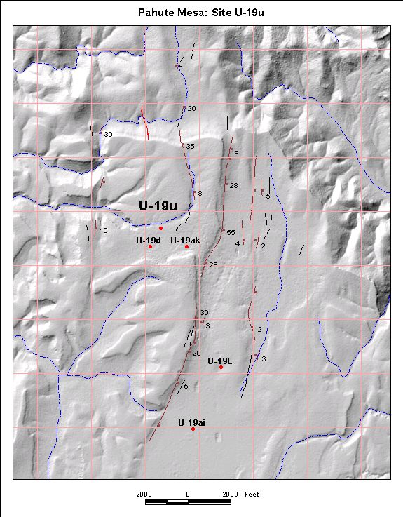 Surface Effects Map of Site U-19u