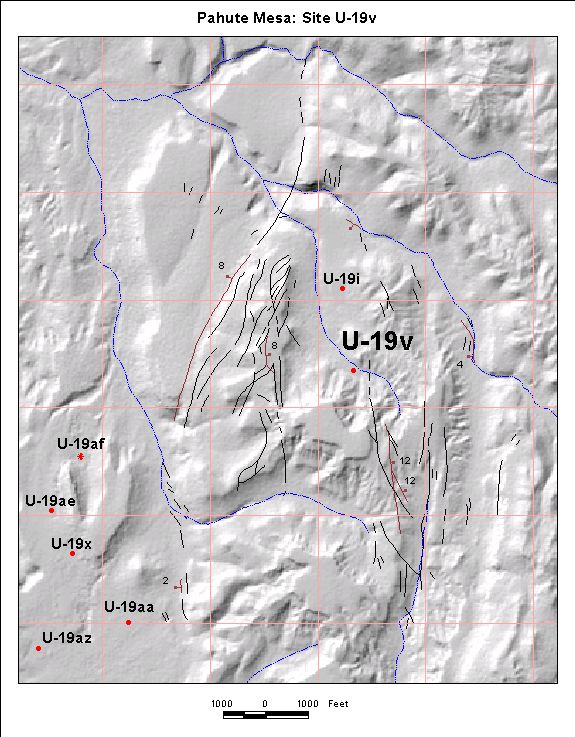Surface Effects Map of Site U-19v