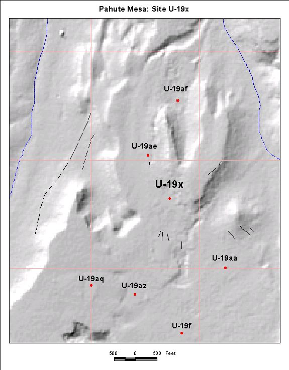 Surface Effects Map of Site U-19x