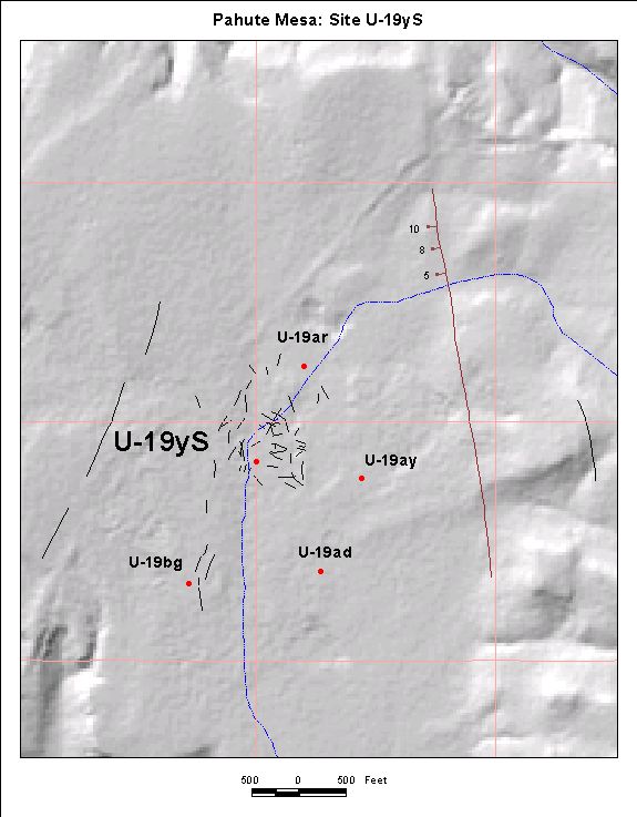 Surface Effects Map of Site U-19yS