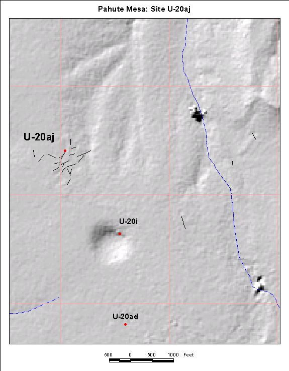 Surface Effects Map of Site U-20aj