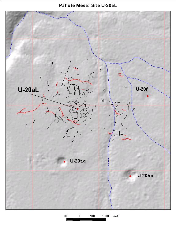 Surface Effects Map of Site U-20aL