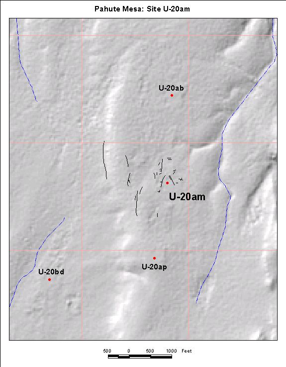 Surface Effects Map of Site U-20am