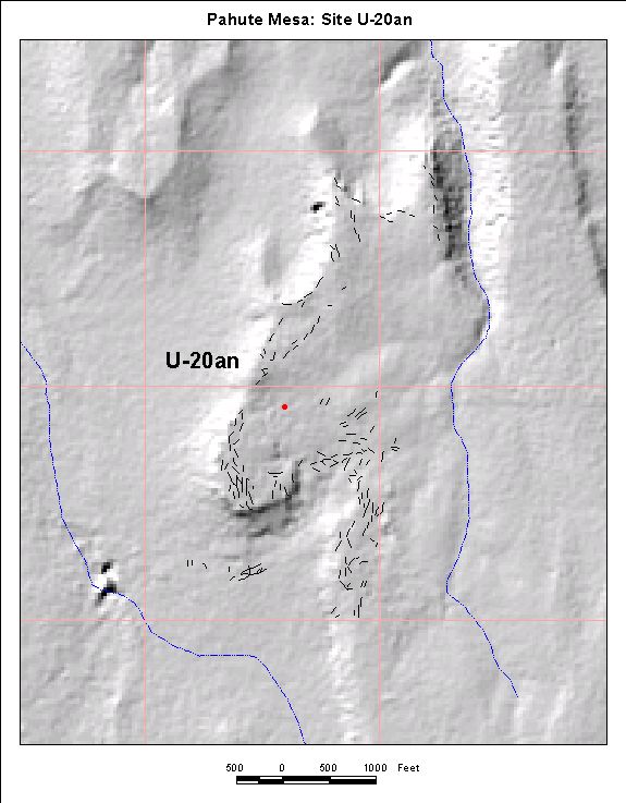 Surface Effects Map of Site U-20an