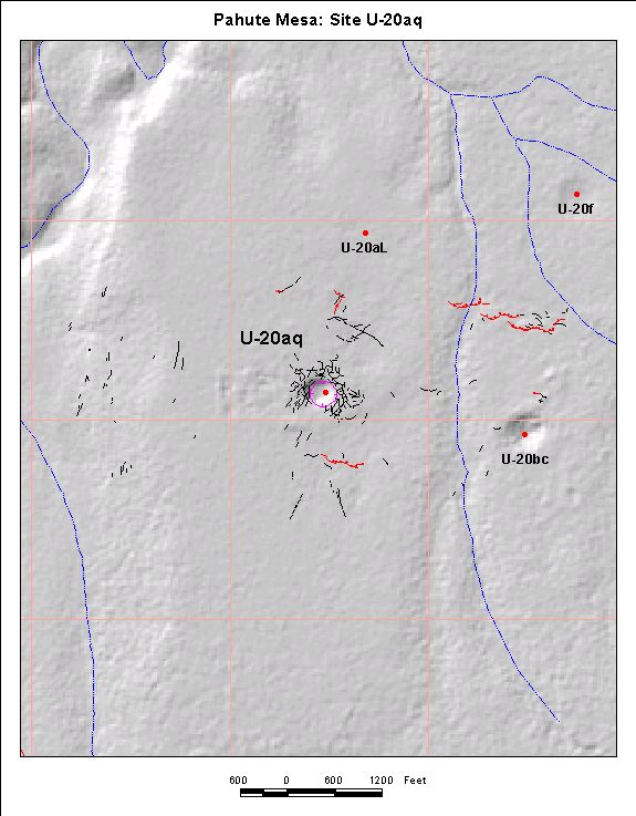 Surface Effects Map of Site U-20aq