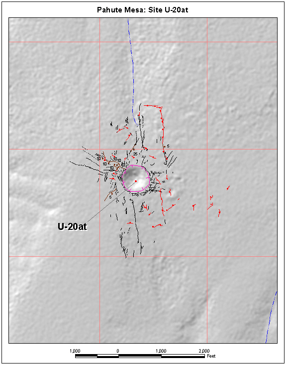 Surface Effects Map of Site U-20at