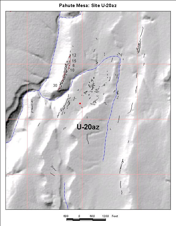 Surface Effects Map of Site U-20az