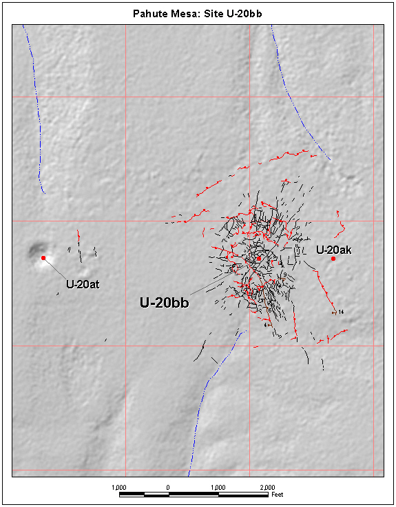 Surface Effects Map of Site U-20bb