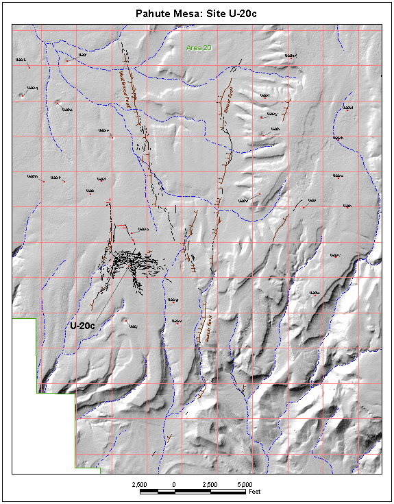 Surface Effects Map of Site U-20c