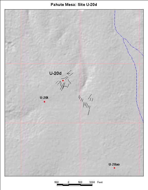 Surface Effects Map of Site U-20d