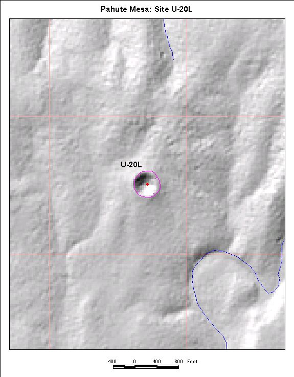 Surface Effects Map of Site U-20L