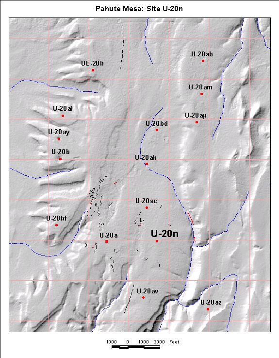 Surface Effects Map of Site U-20n