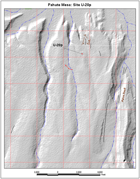 Surface Effects Map of Site U-20p
