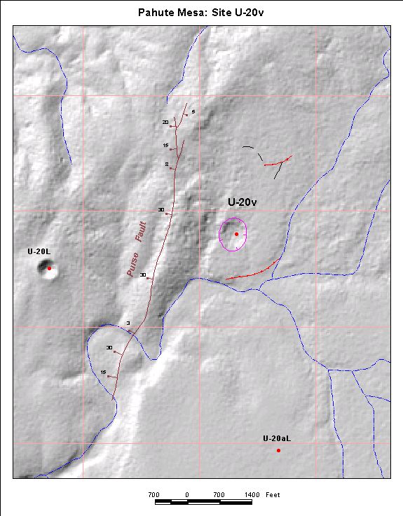 Surface Effects Map of Site U-20v
